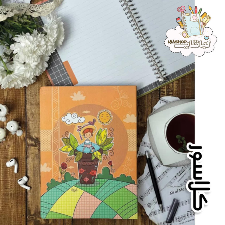 کلاسور ۲۶ حلقه ی طرحدار قفل فلزی همراه با یدک کلاسور برند دایان