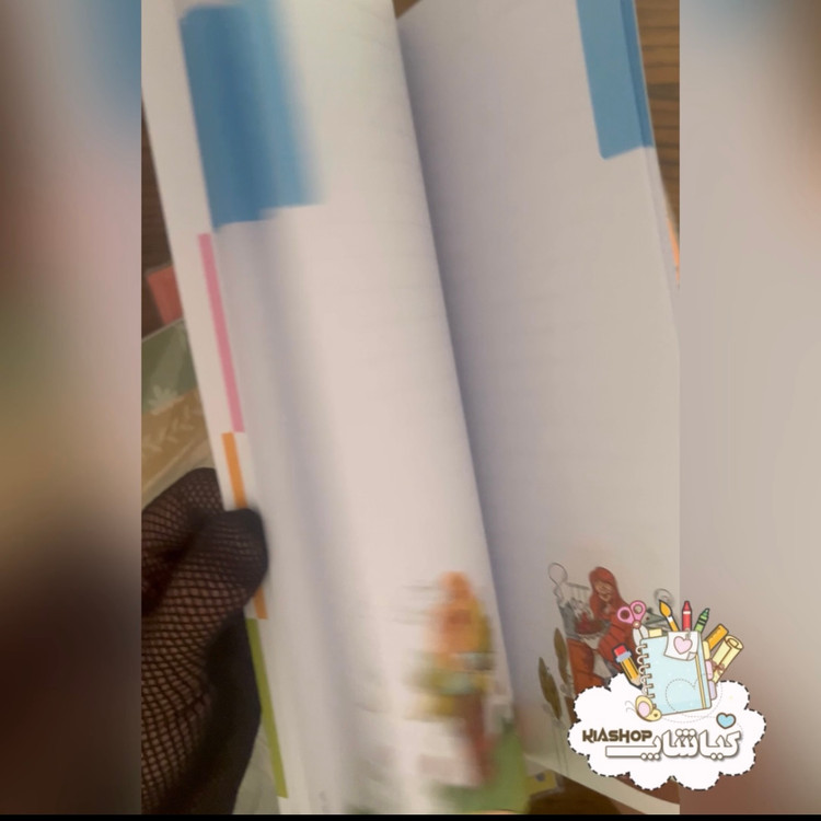 کلاسور ۲۶ حلقه ی طرحدار قفل فلزی همراه با یدک کلاسور برند دایان