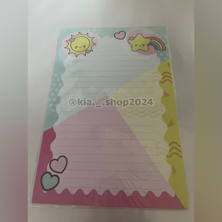 کاغذ خط دار فانتزی مدل طرحدار سایز A4