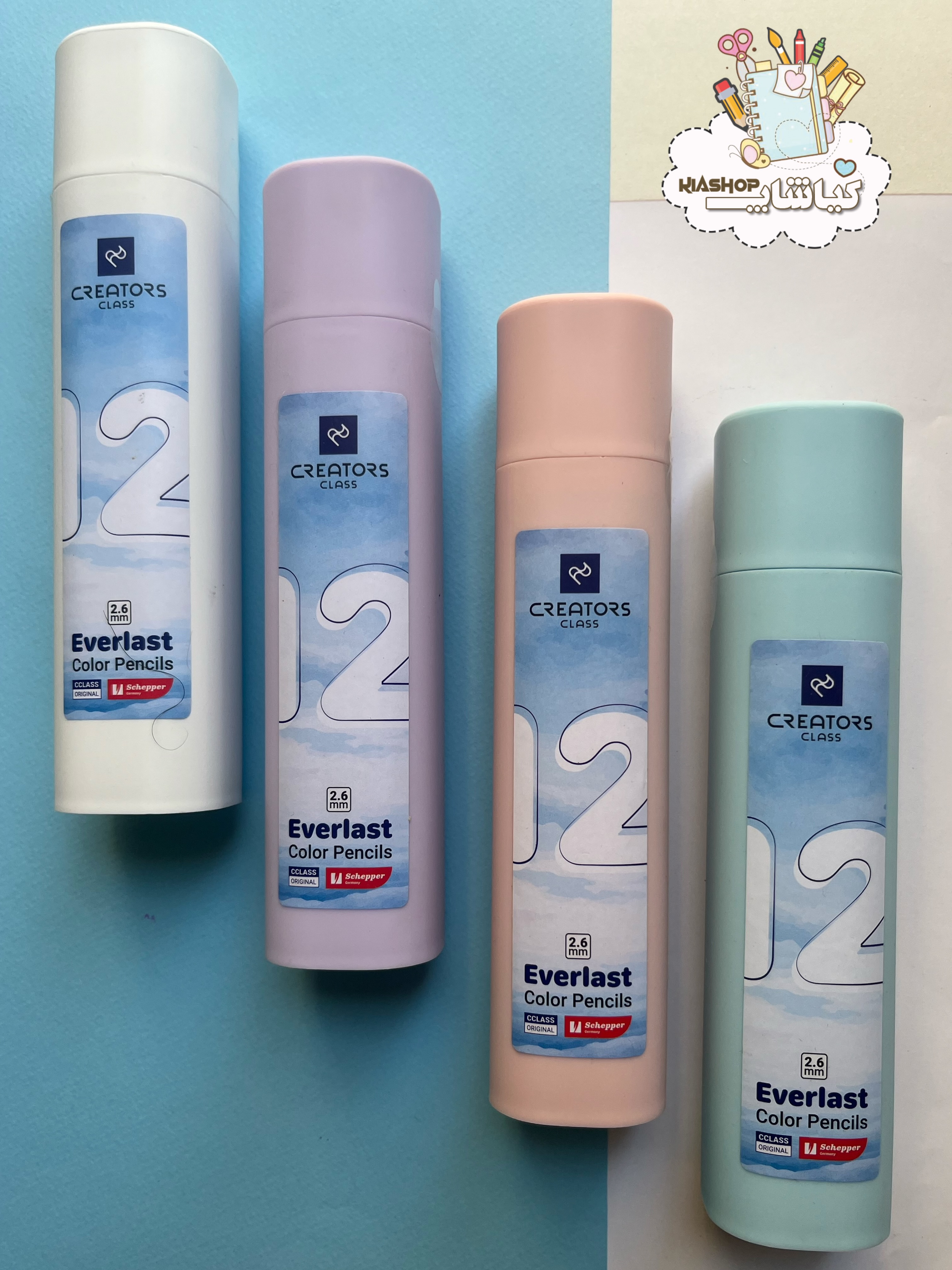 مداد رنگی 12 رنگ کریتورز کلاس مدل اتودی کد CP-26-12