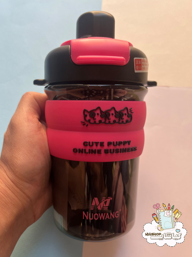 قمقمه دوحالته (نی دار و آسان نوش) دمنوشدار (دتاکس دار) 580 میل برند NUOWANG