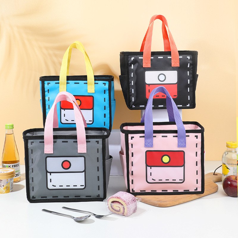 کیف ظرف غذا فانتزی مدل خط چین