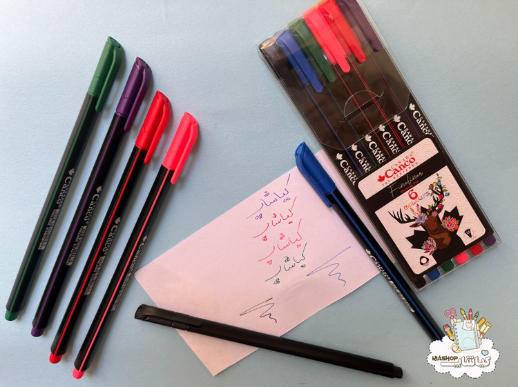 روان نویس کنکو Canco نوک نمدی مدل فاین لاینر Fine liner (۶ عددی)